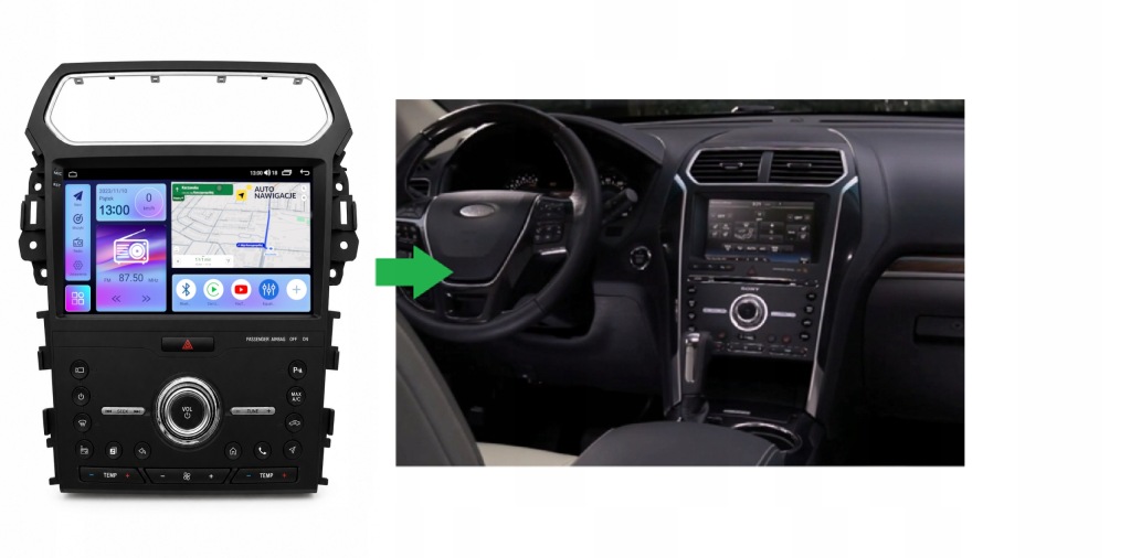 RADIO NAWIGACJA GPS FORD EXPLORER 2011-2019 ANDROID 8/128 GB CARPLAY 5 RADIO NAWIGACJA GPS FORD EXPLORER 2011-2019 ANDROID 8/128 GB CARPLAY
