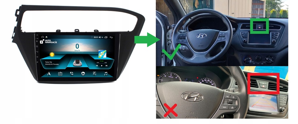 RADIO NAWIGACJA GPS HYUNDAI I20 2016-2019 ANDROID CARPLAY 2/64 GB 5 RADIO NAWIGACJA GPS HYUNDAI I20 2016-2019 ANDROID CARPLAY 2/64 GB