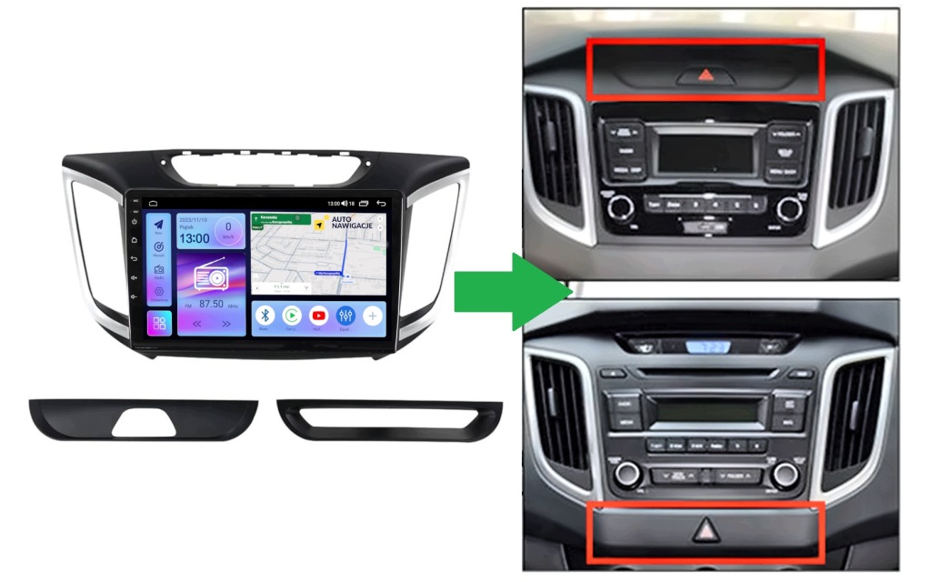 RADIO SAMOCHODOWE HYUNDAI IX25 2014-2019 ANDROID CARPLAY BLUETOOTH 64GB 5 RADIO SAMOCHODOWE HYUNDAI IX25 2014-2019 ANDROID CARPLAY BLUETOOTH 64GB