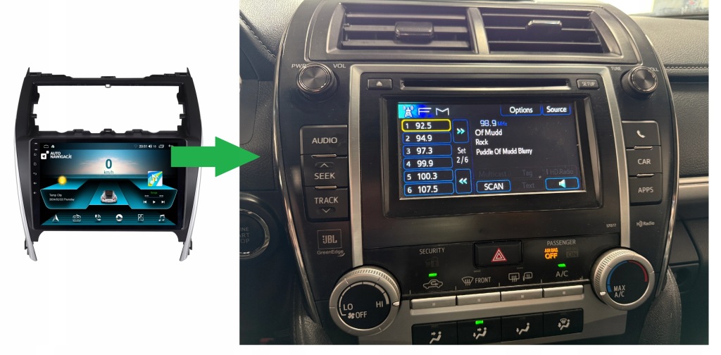 RADIO NAWIGACJA GPS TOYOTA CAMRY XV50 2011-2014 ANDROID
