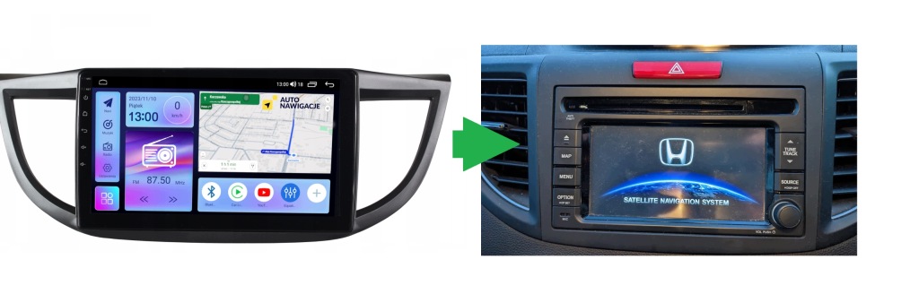 RADIO NAWIGACJA GPS HONDA CR-V IV 2012-2017 ANDROID CARPLAY 4/64 GB