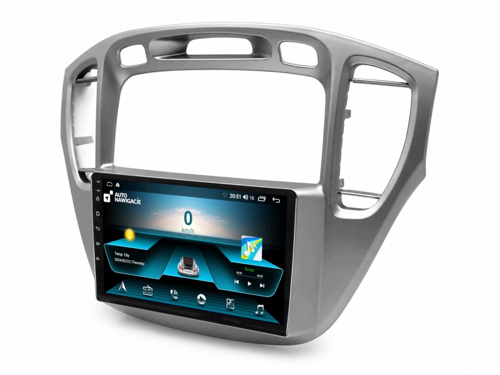 RADIO NAWIGACJA GPS TOYOTA HIGHLANDER 2001-2007 ANDROID CARPLAY