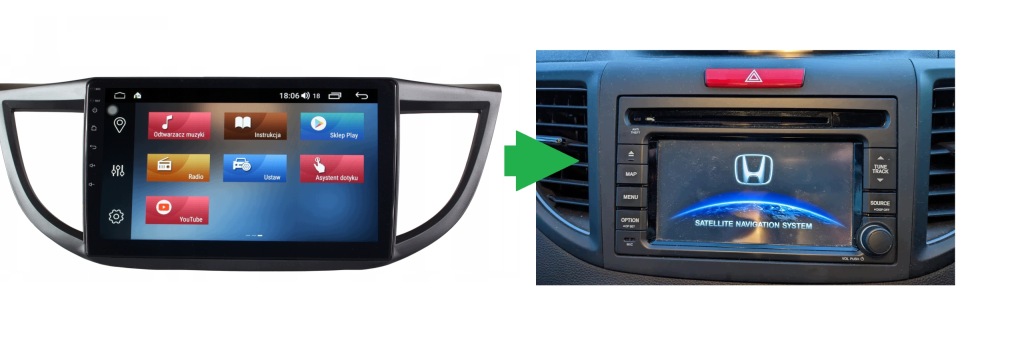 RADIO NAWIGACJA GPS HONDA CR-V IV 2012-2017 ANDROID CARPLAY BLUETOOTH 5 RADIO NAWIGACJA GPS HONDA CR-V IV 2012-2017 ANDROID CARPLAY BLUETOOTH