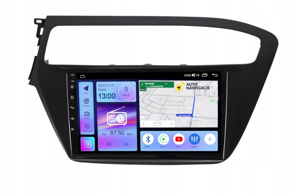 RADIO NAWIGACJA GPS HYUNDAI I20 2016-2019 ANDROID CARPLAY 4/64 GB