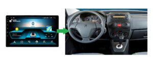 RADIO NAWIGACJA GPS FIAT FIORINO 2008-2017 ANDROID CARPLAY 64GB BLUETOOTH