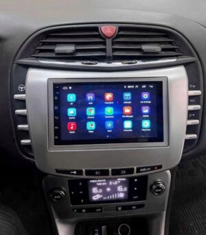 RADIO NAWIGACJA GPS LANCIA DELTA 2009-2019 ANDROID CARPLAY SREBRNA